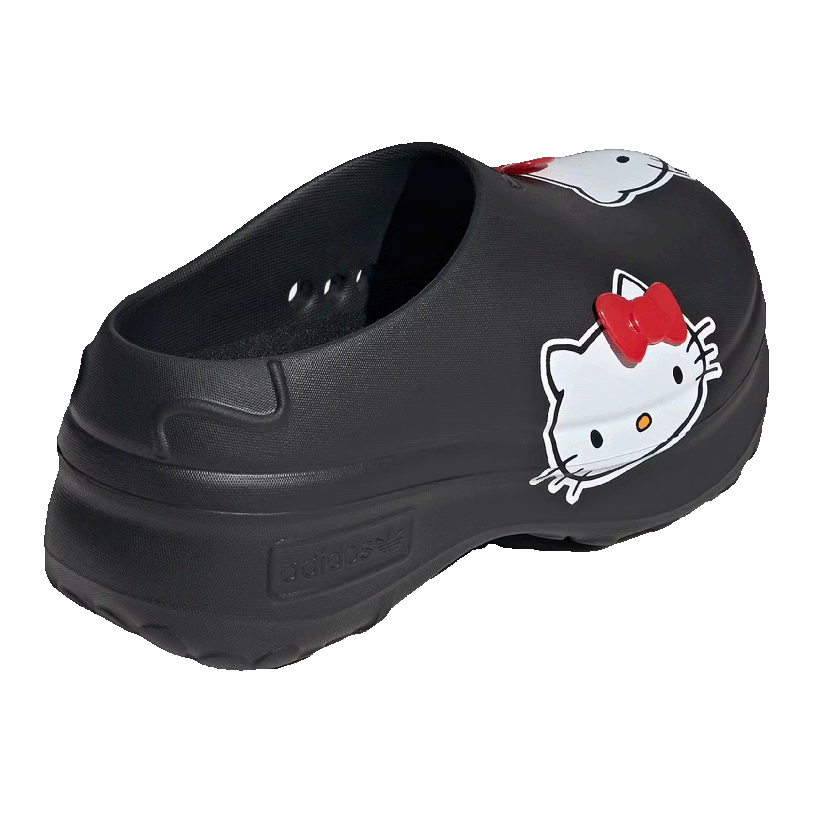 adidas adiFOM Stan Smith Mules Hello Kitty Core Black Red Cloud White (W) Back
