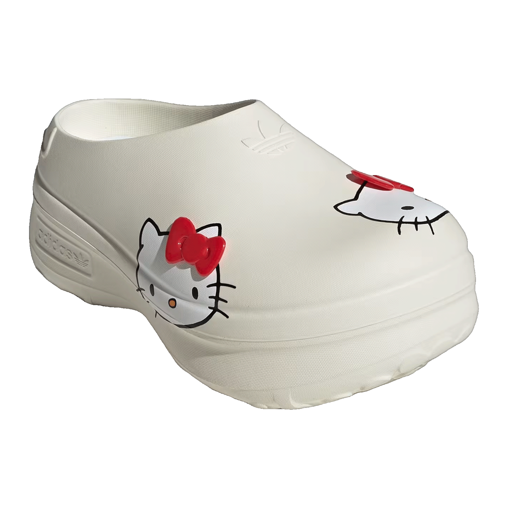 adidas adiFOM Stan Smith Mules Hello Kitty Off White Red Cloud White (W) Side IE9127