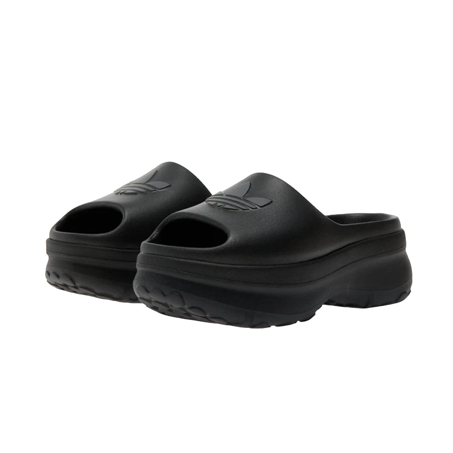 adidas adiFOM Stan Smith Slides Core Black Grey Six (W) Side JI2610