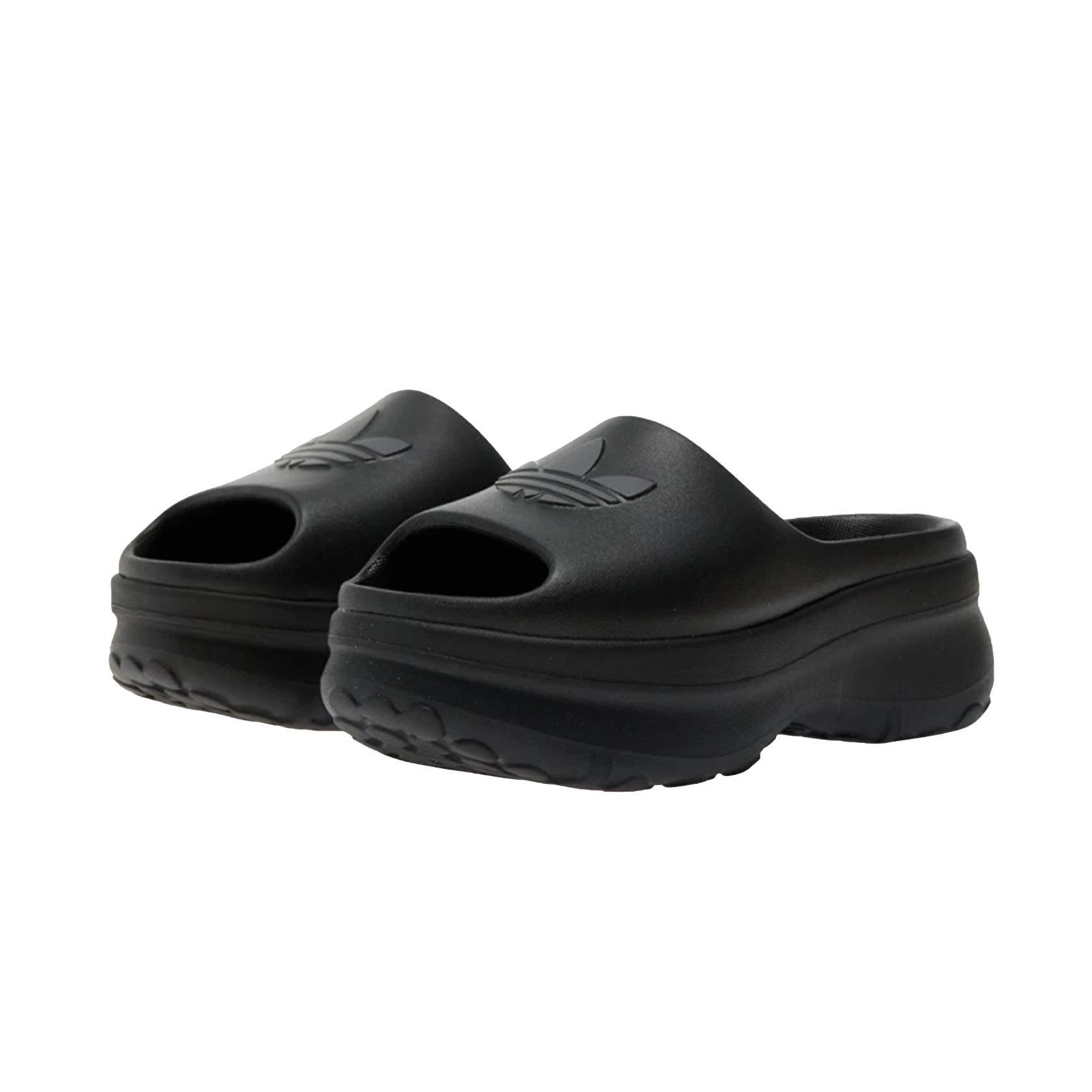 adidas adiFOM Stan Smith Slides Core Black Grey Six (W) Side JI2610