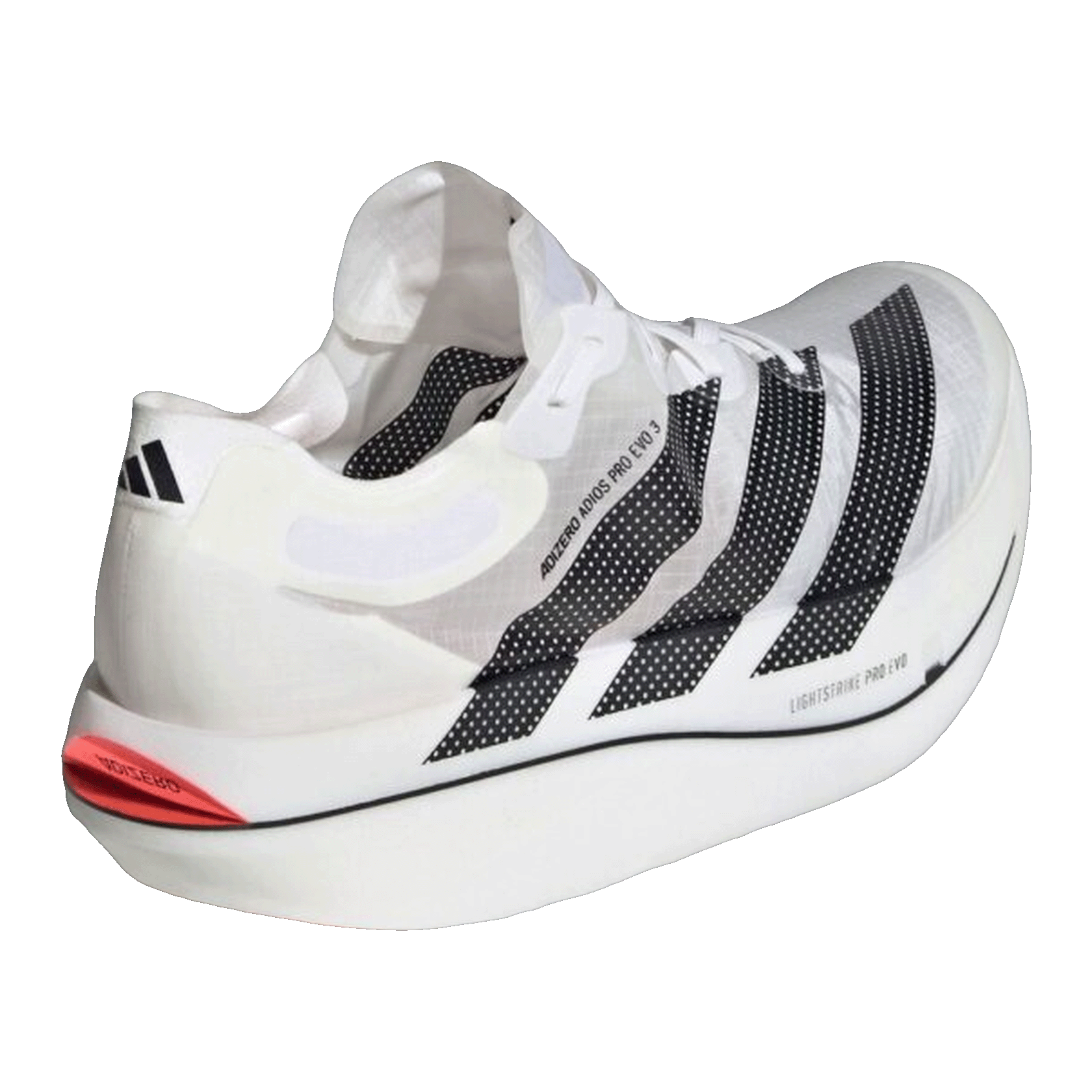 adidas Adizero Adios Pro Evo 3 White Black Back KH7678