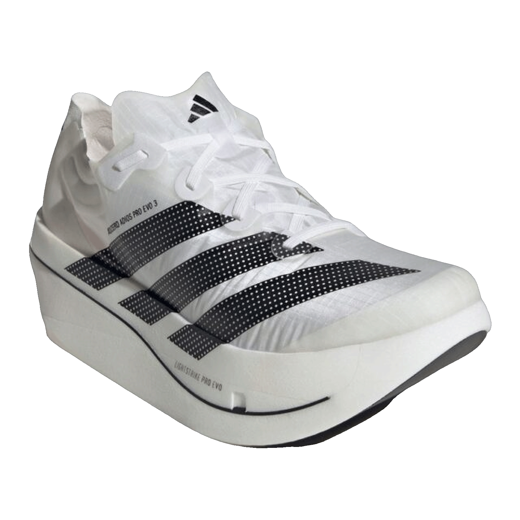 adidas Adizero Adios Pro Evo 3 White Black Side KH7678