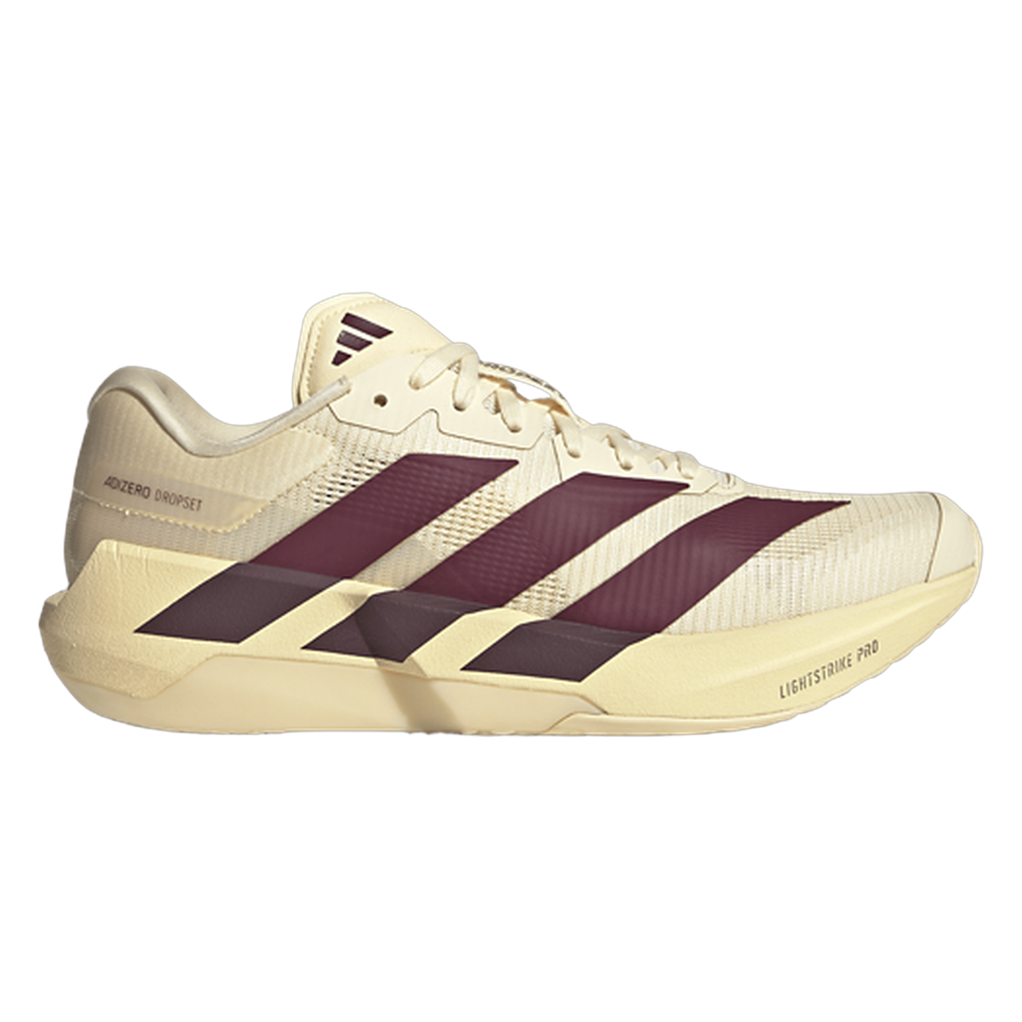 adidas Adizero Dropset Pro Warm Vanilla Maroon (W) LA3926