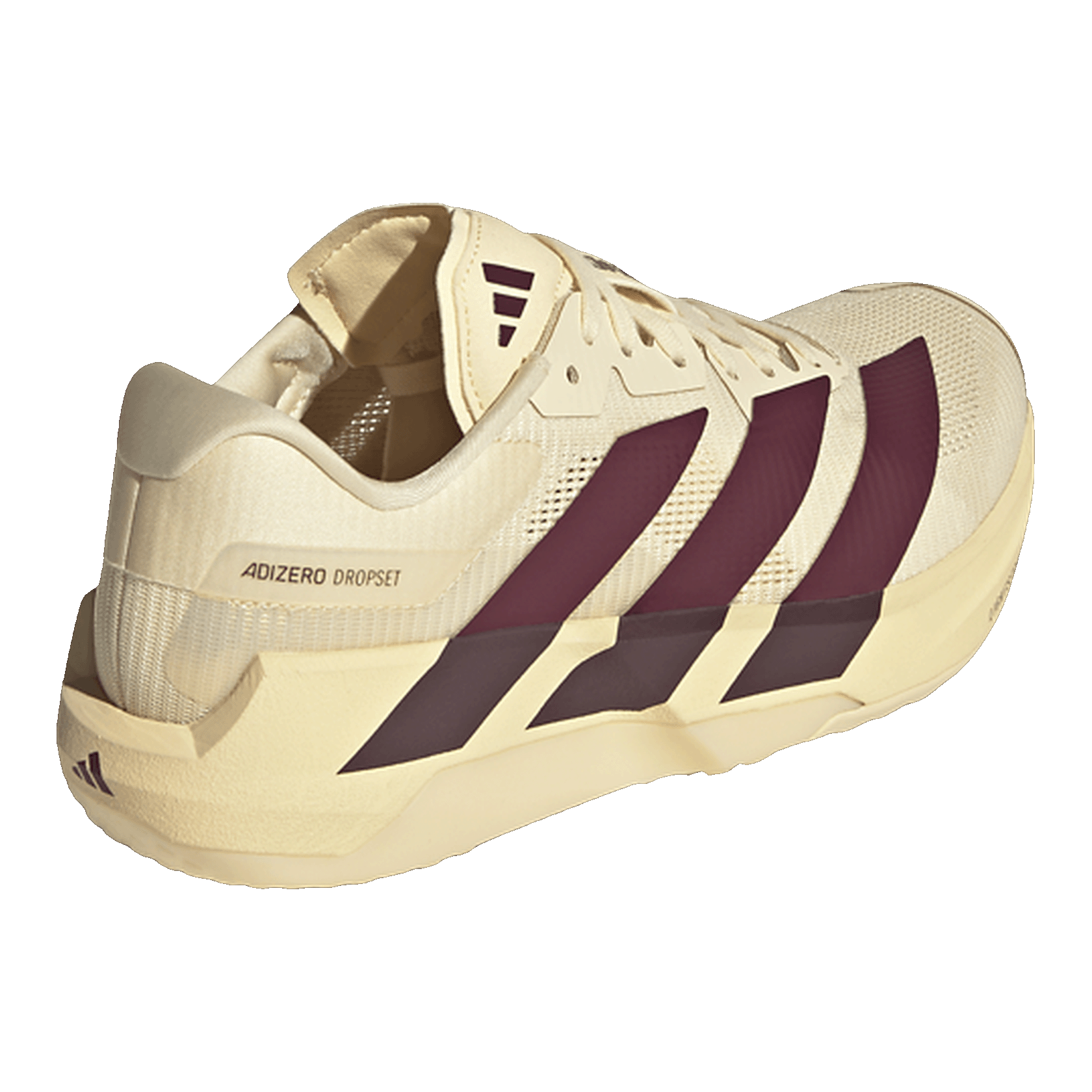 adidas Adizero Dropset Pro Warm Vanilla Maroon (W) Back LA3926