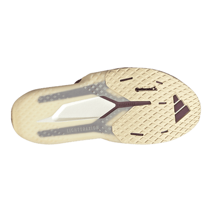 adidas Adizero Dropset Pro Warm Vanilla Maroon (W) Sohle LA3926