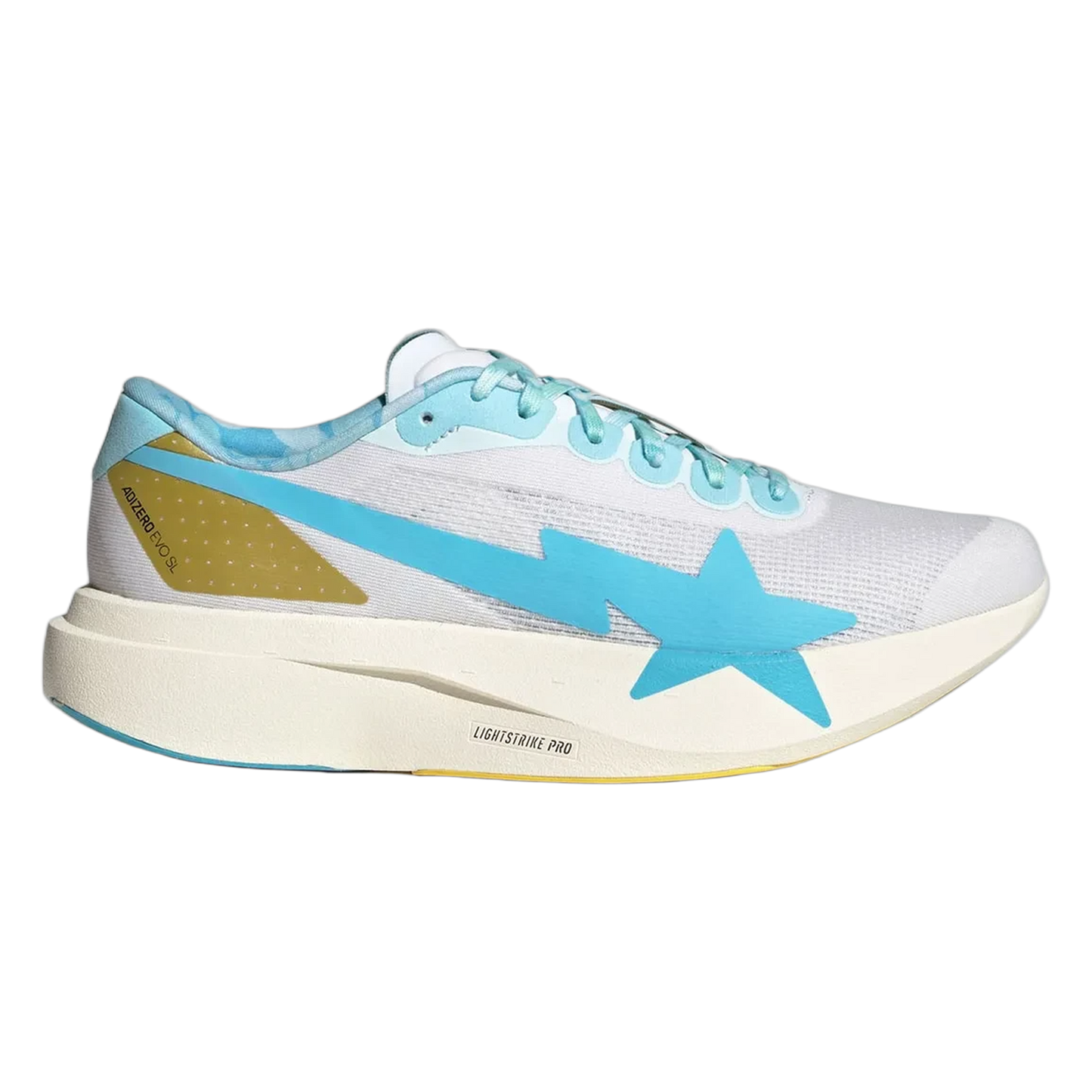 adidas Adizero Evo SL Bape Blue Pink Gold KJ5751
