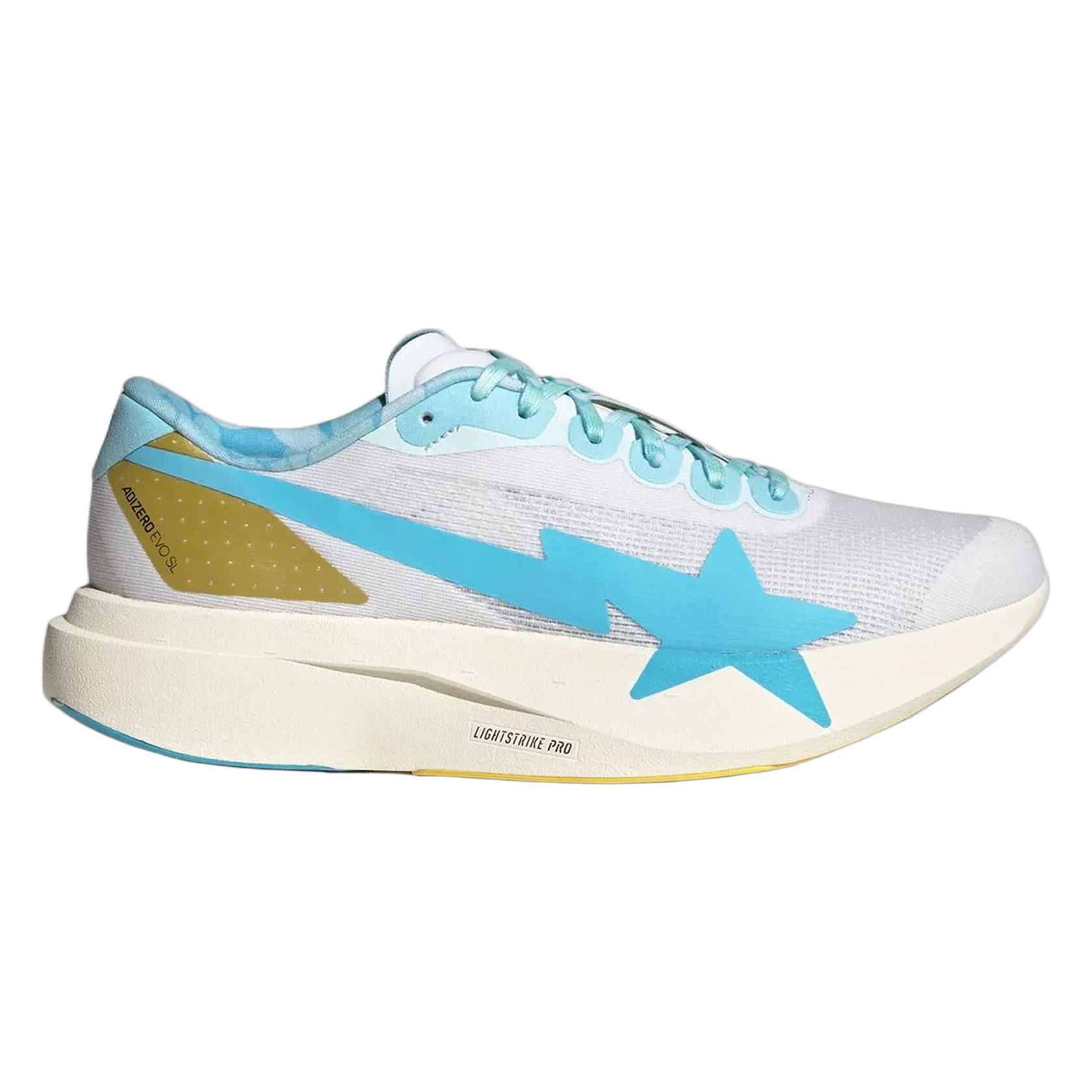 adidas Adizero Evo SL Bape Blue Pink Gold KJ5751