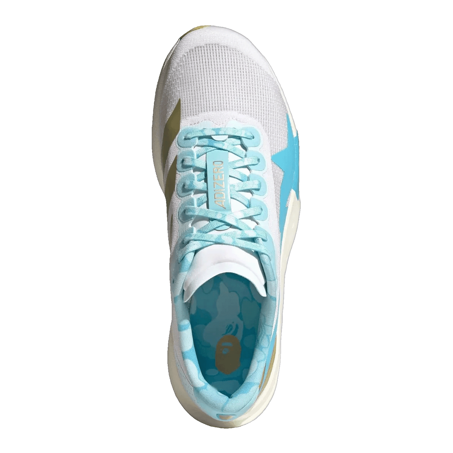 adidas Adizero Evo SL Bape Blue Pink Gold Oben KJ5751