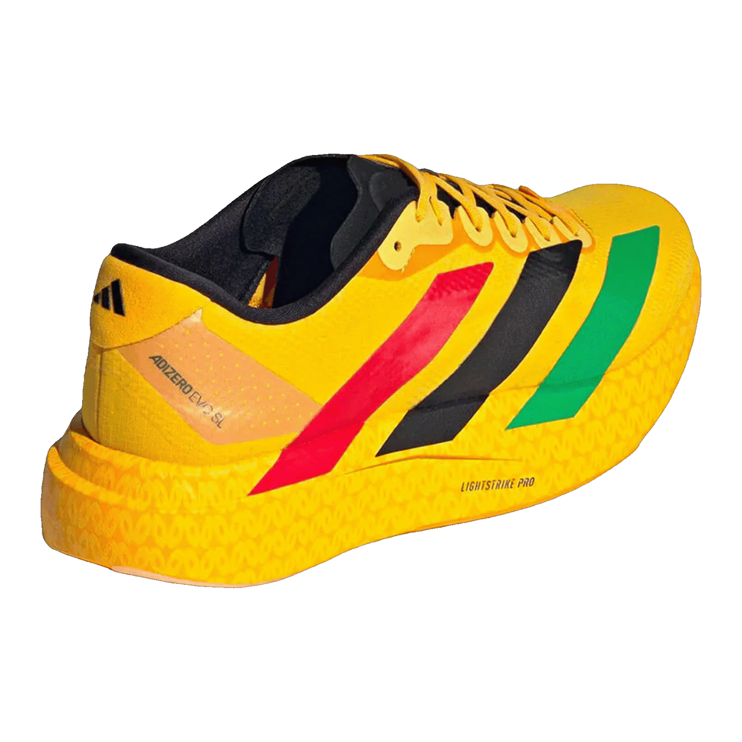 adidas Adizero Evo SL Bob Marley Bold Gold Back KJ3625