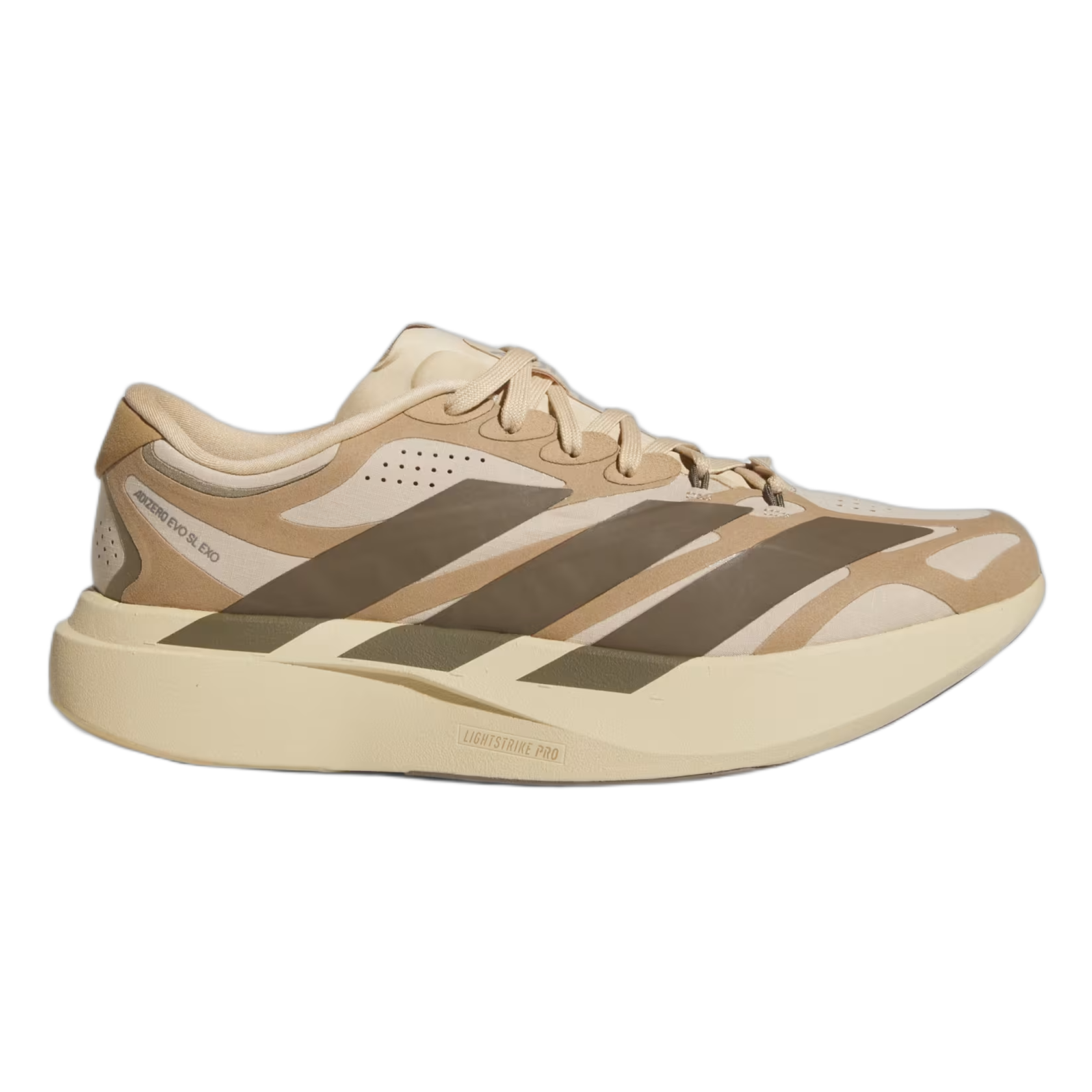 adidas Adizero Evo SL EXO Suede Magic Beige Cargo Brown KI2685