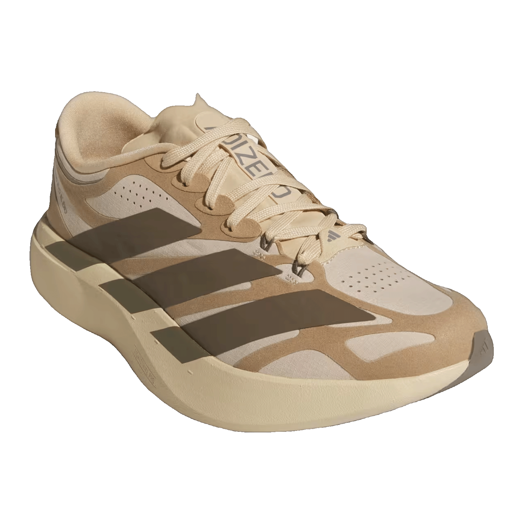 adidas Adizero Evo SL EXO Suede Magic Beige Cargo Brown Side KI2685