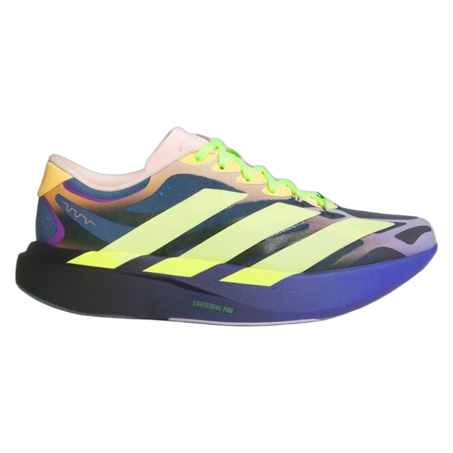 adidas Adizero Evo SL EXO The Whitaker Group Do Not Duplicate Neon Lights Blue KH6094