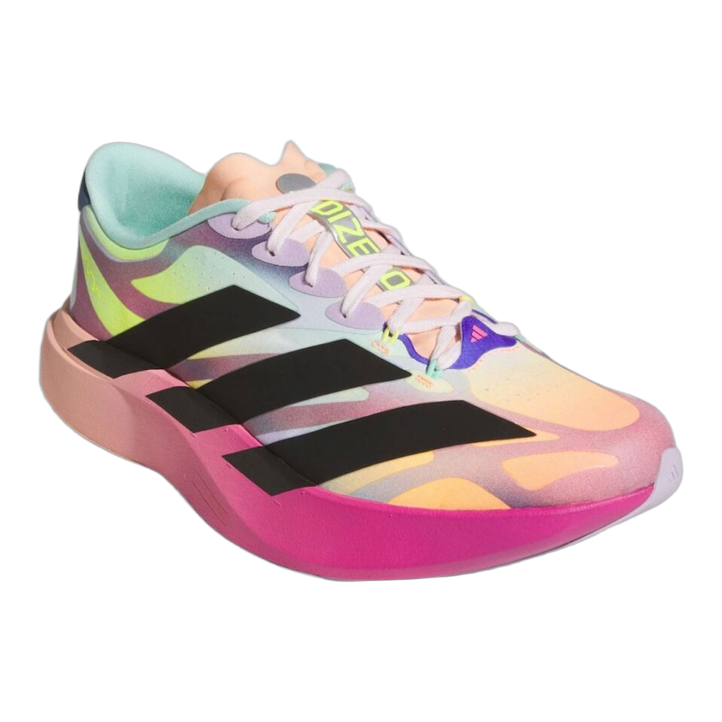 adidas Adizero Evo SL EXO The Whitaker Group Do Not Duplicate Neon Lights Pink Side KH6095