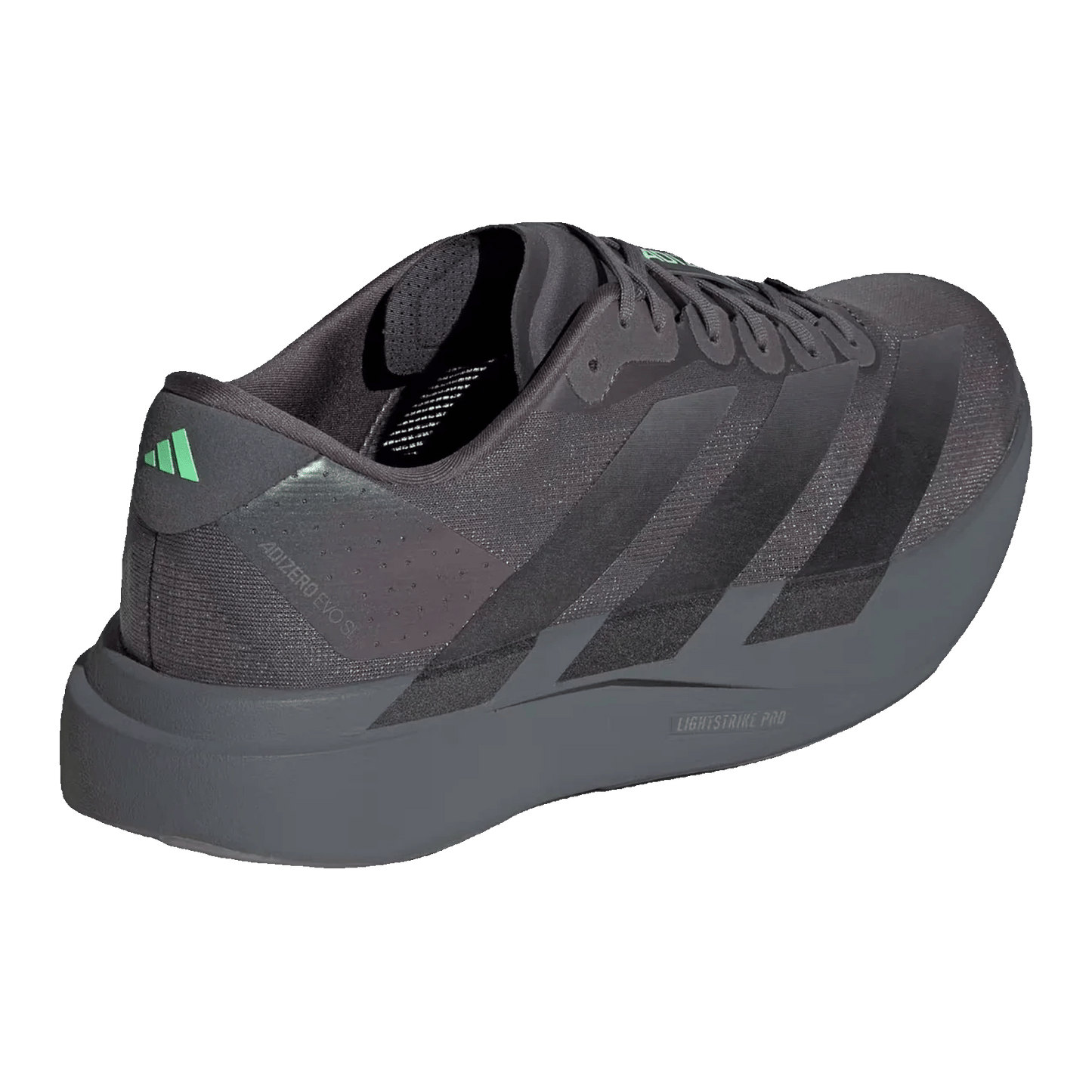 adidas Adizero Evo SL Grey Black Lime Burst Back KJ1364