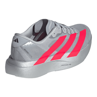 adidas Adizero Evo SL Silver Metallic Lucid Red Back KI3381