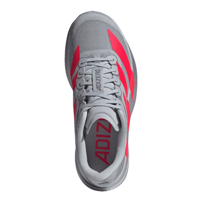 adidas Adizero Evo SL Silver Metallic Lucid Red Oben KI3381