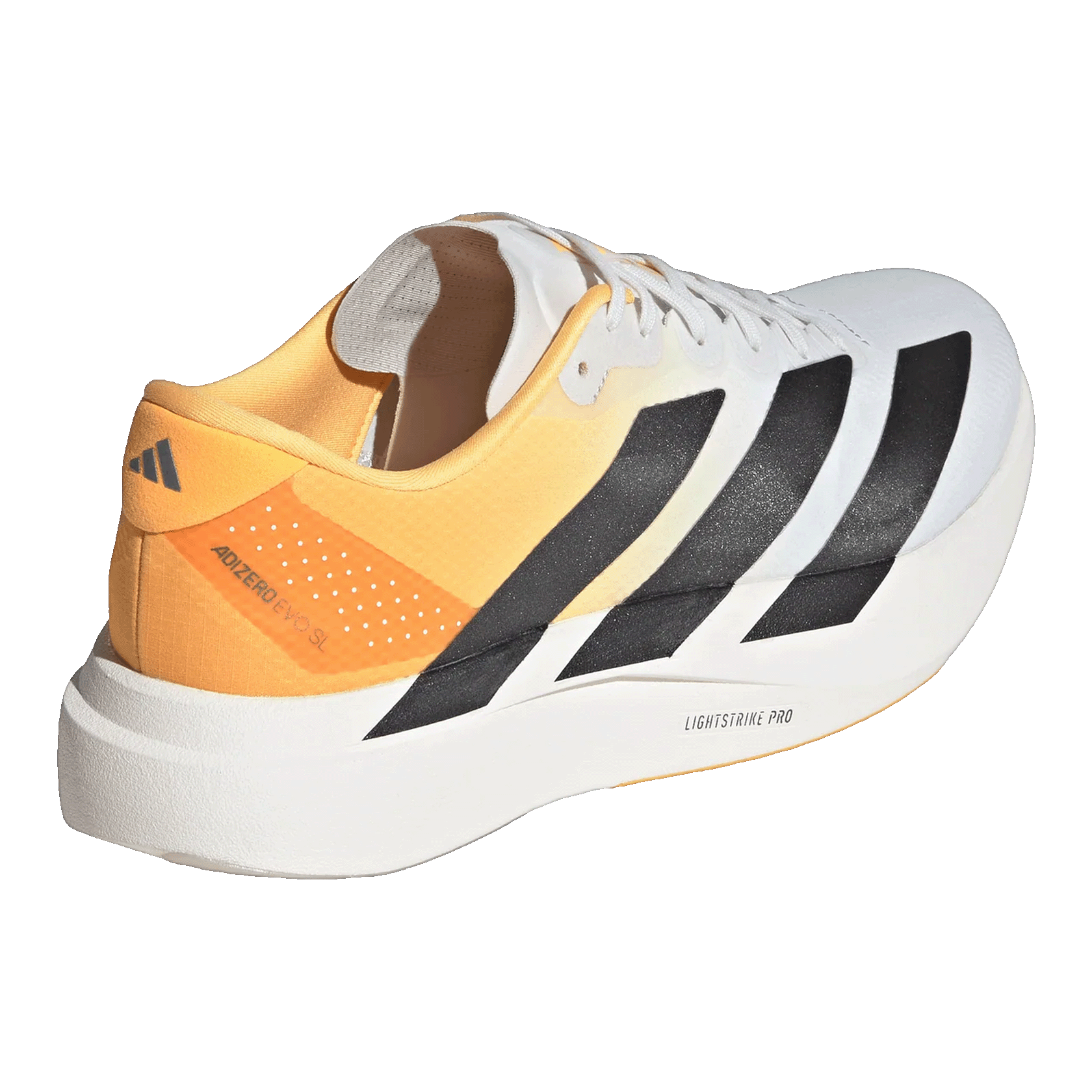adidas Adizero Evo SL White Lucid Tangerine Back KJ2521
