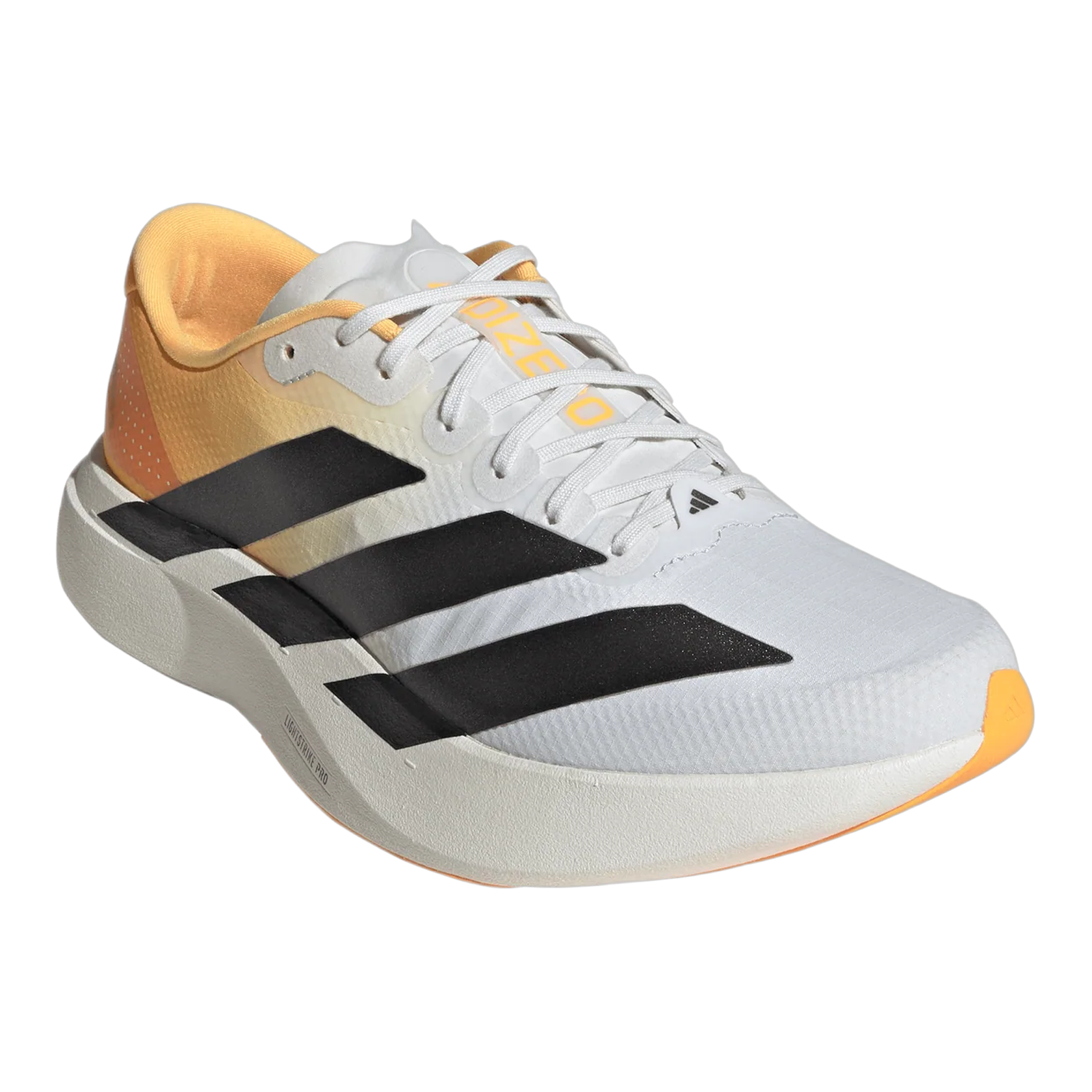 adidas Adizero Evo SL White Lucid Tangerine Side KJ2521