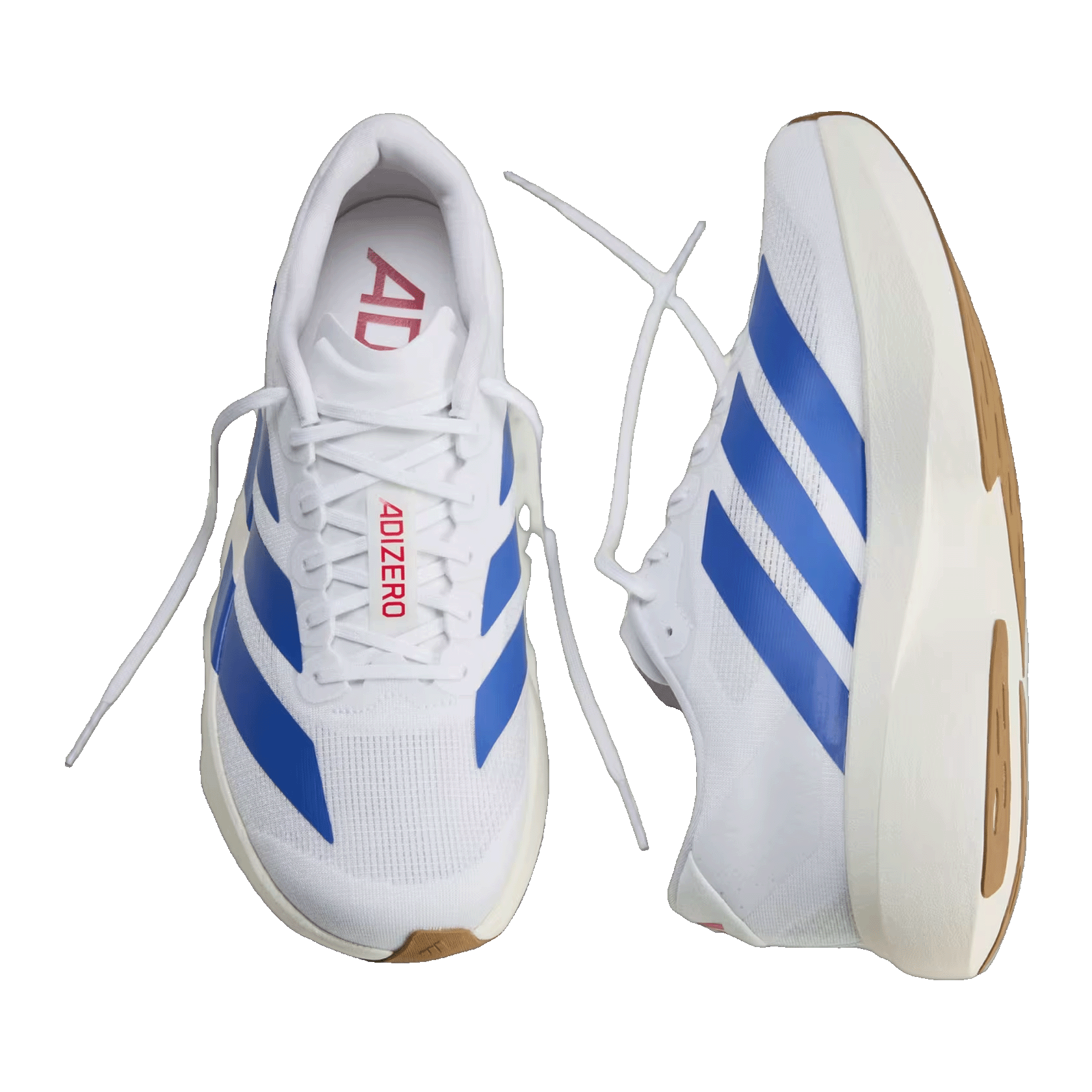 adidas Adizero Evo SL White Royal Blue Oben JS4494