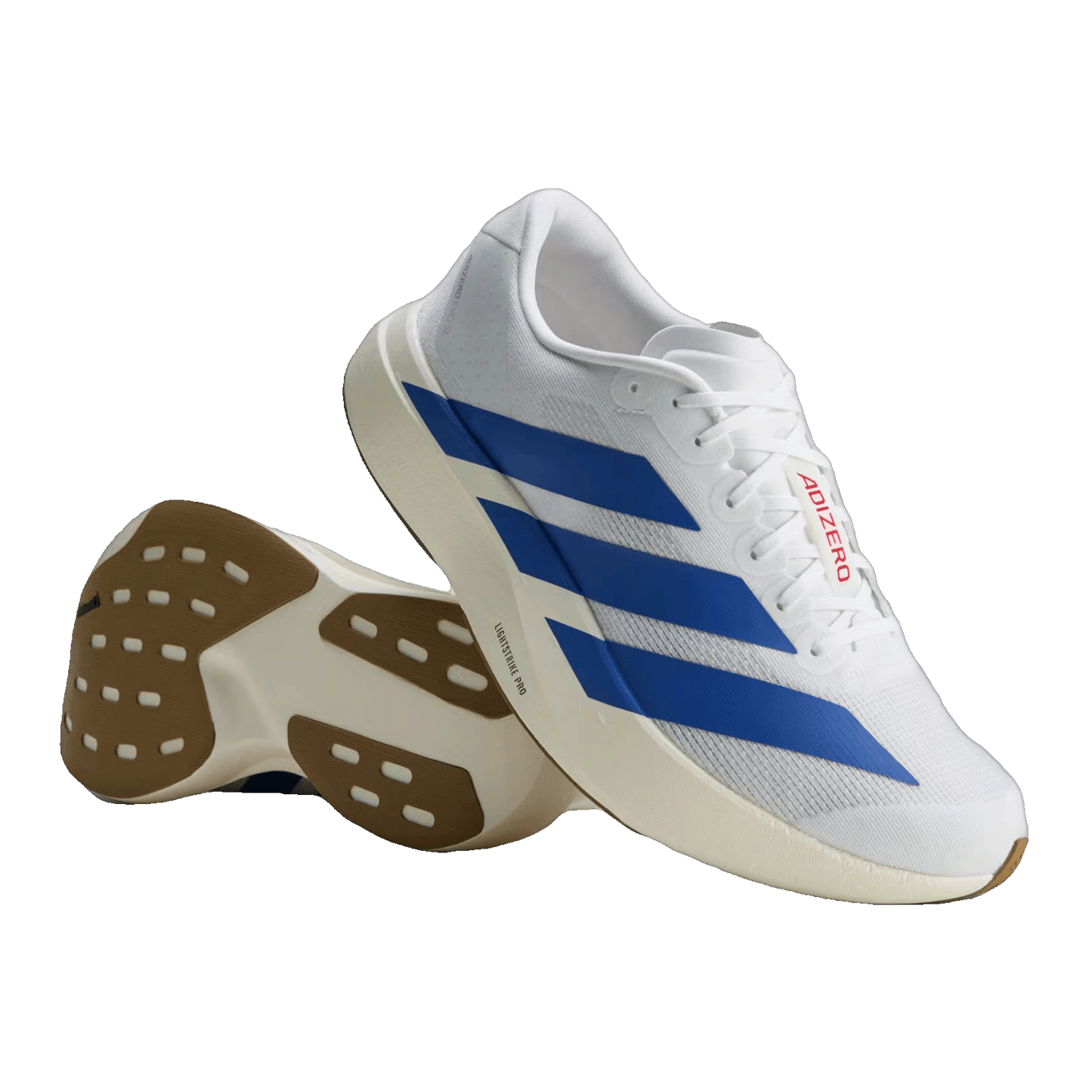 adidas Adizero Evo SL White Royal Blue Side JS4494