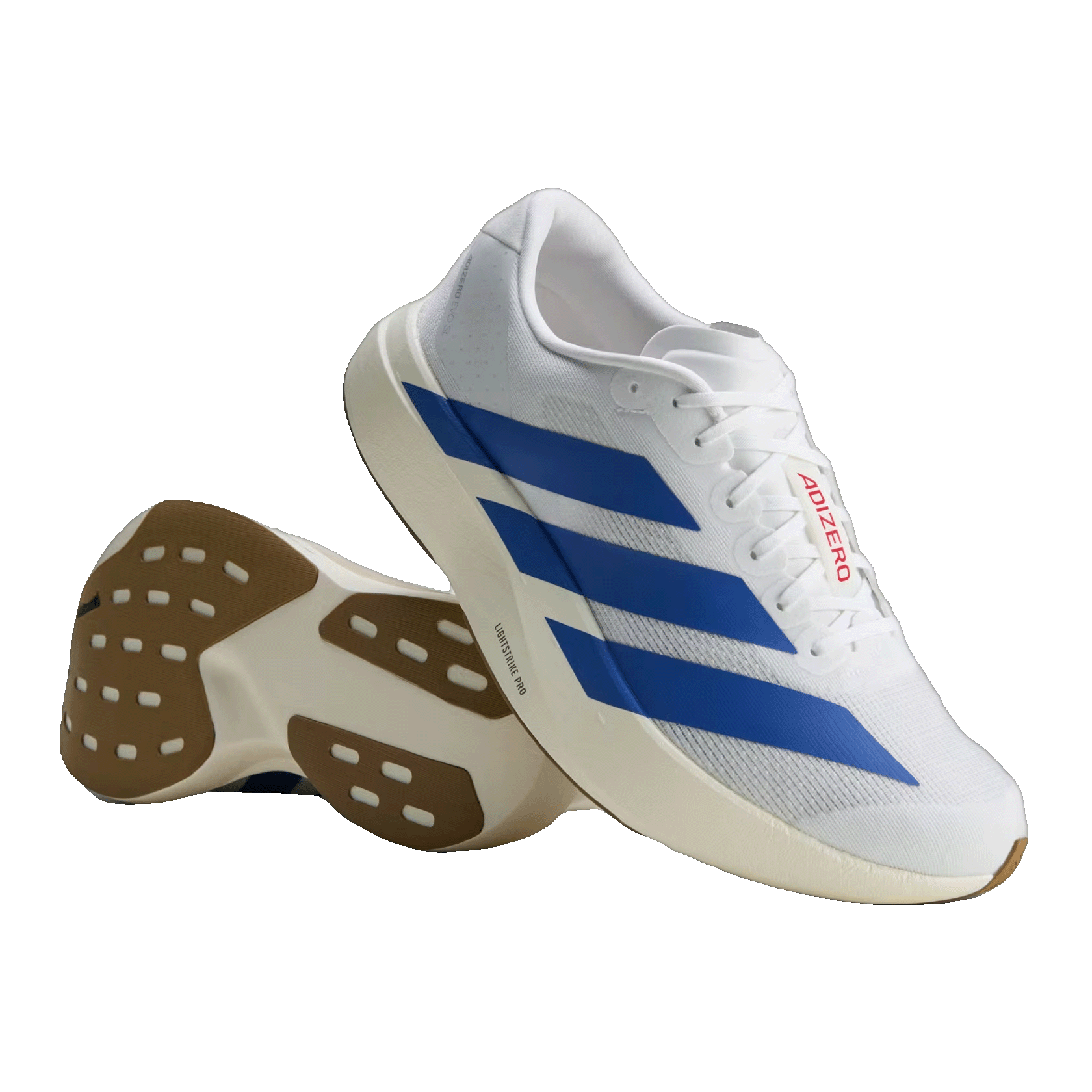adidas Adizero Evo SL White Royal Blue Side JS4494