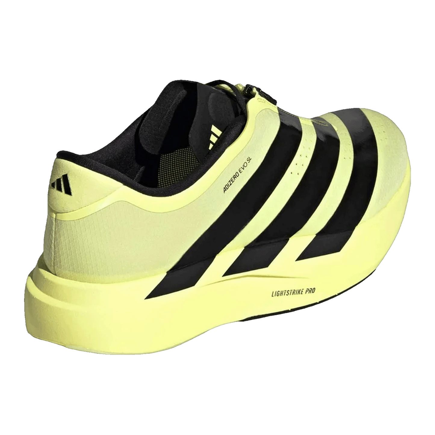 adidas Adizero Evo SL Zip Frozen Lemon Black Back KI7910