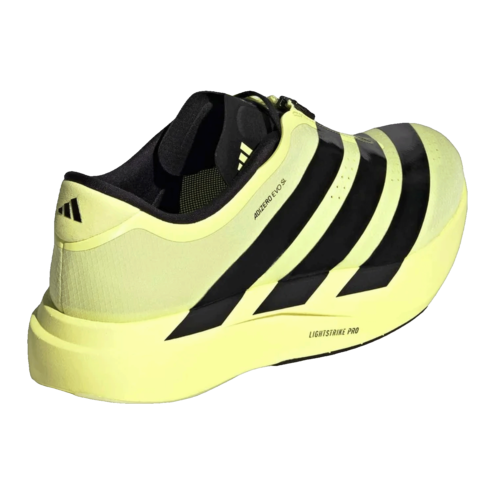 adidas Adizero Evo SL Zip Frozen Lemon Black Back KI7910