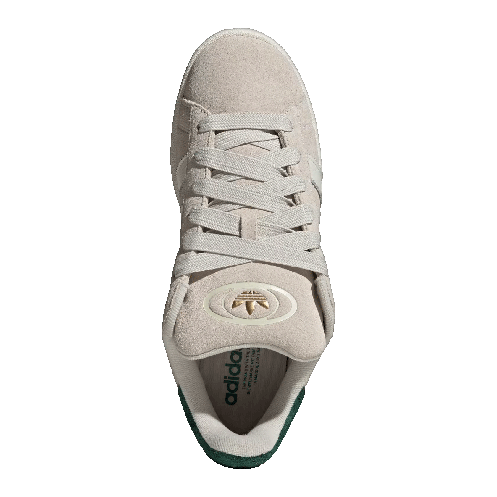 adidas Campus 00s Alumina Off White Collegiate Green Oben JS3786