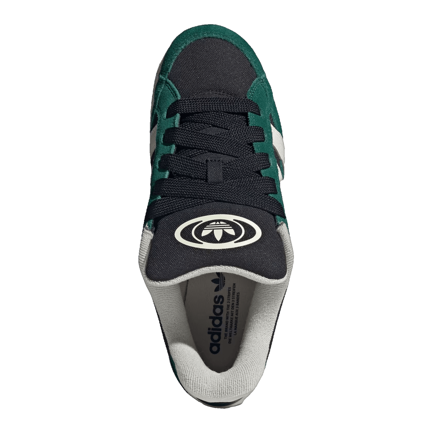 adidas Campus 00s Beta Black Alumina Green Oben