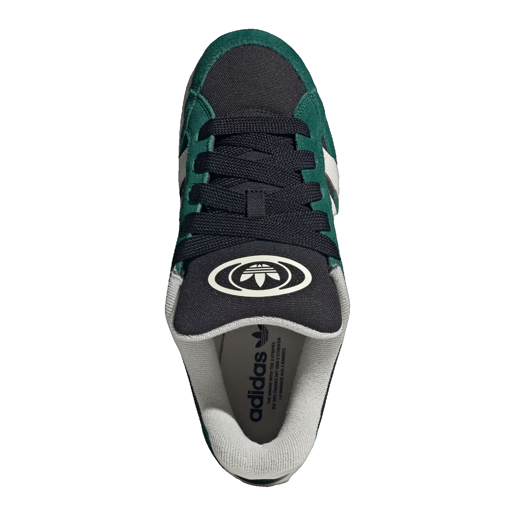 adidas Campus 00s Beta Black Alumina Green Oben