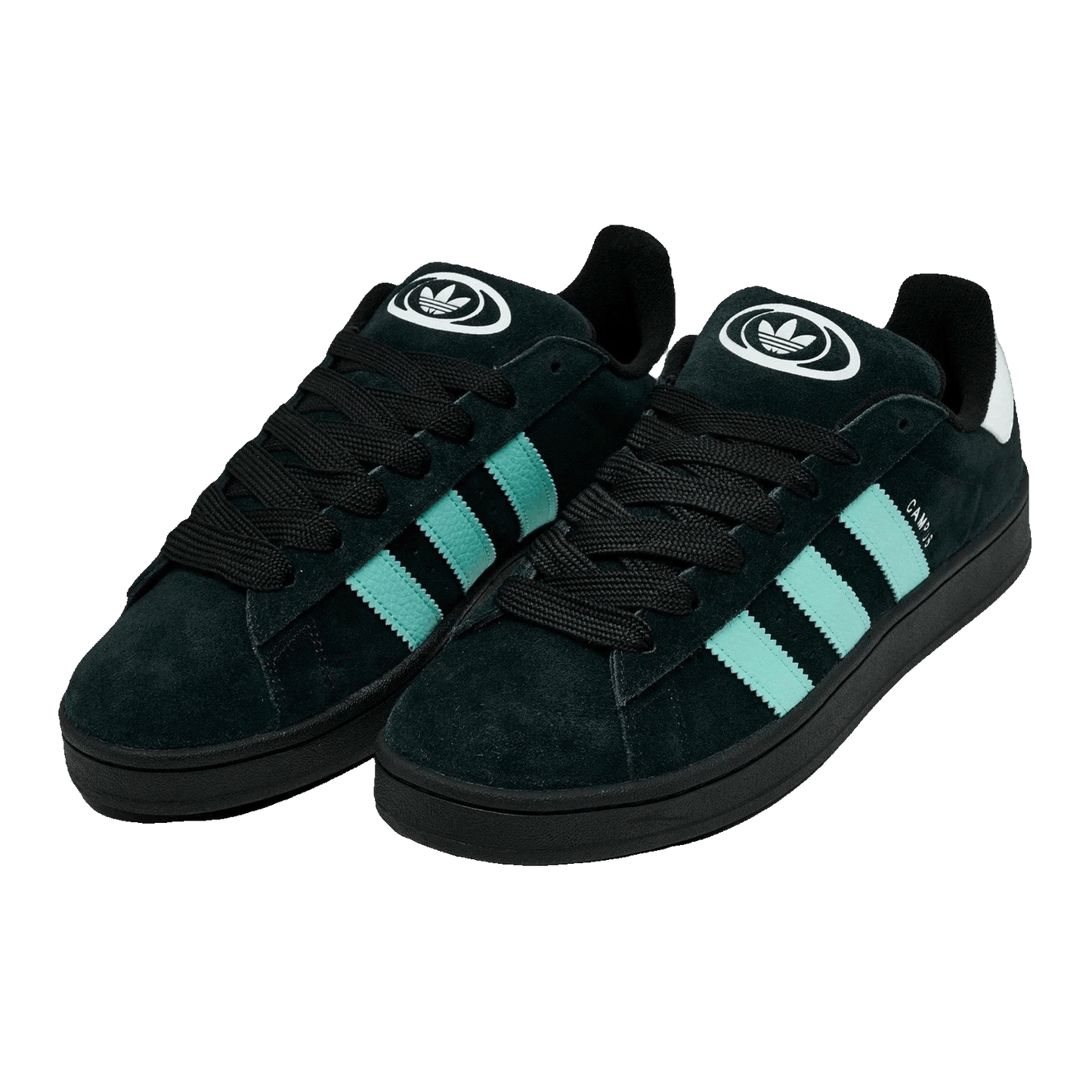 adidas Campus 00s Black Flash Aqua White Side JS3204
