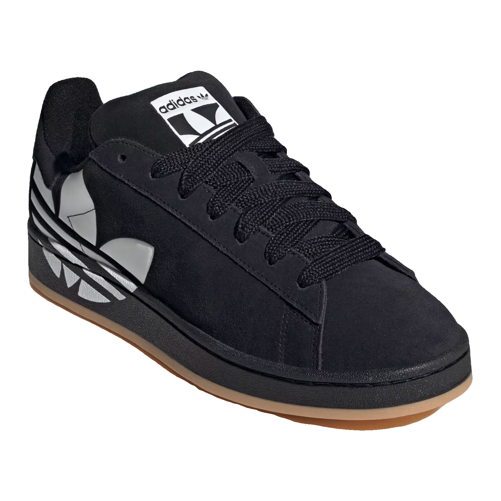 adidas Campus 00s Black Gum Oversized Logo Side