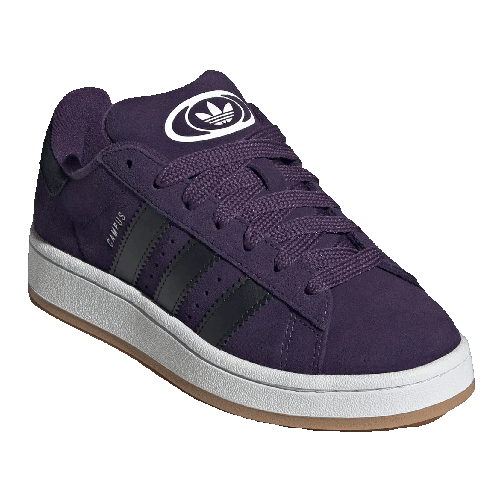 adidas Campus 00s Camp Aurora Plum Core Black Cloud White (GS) Side JQ8557