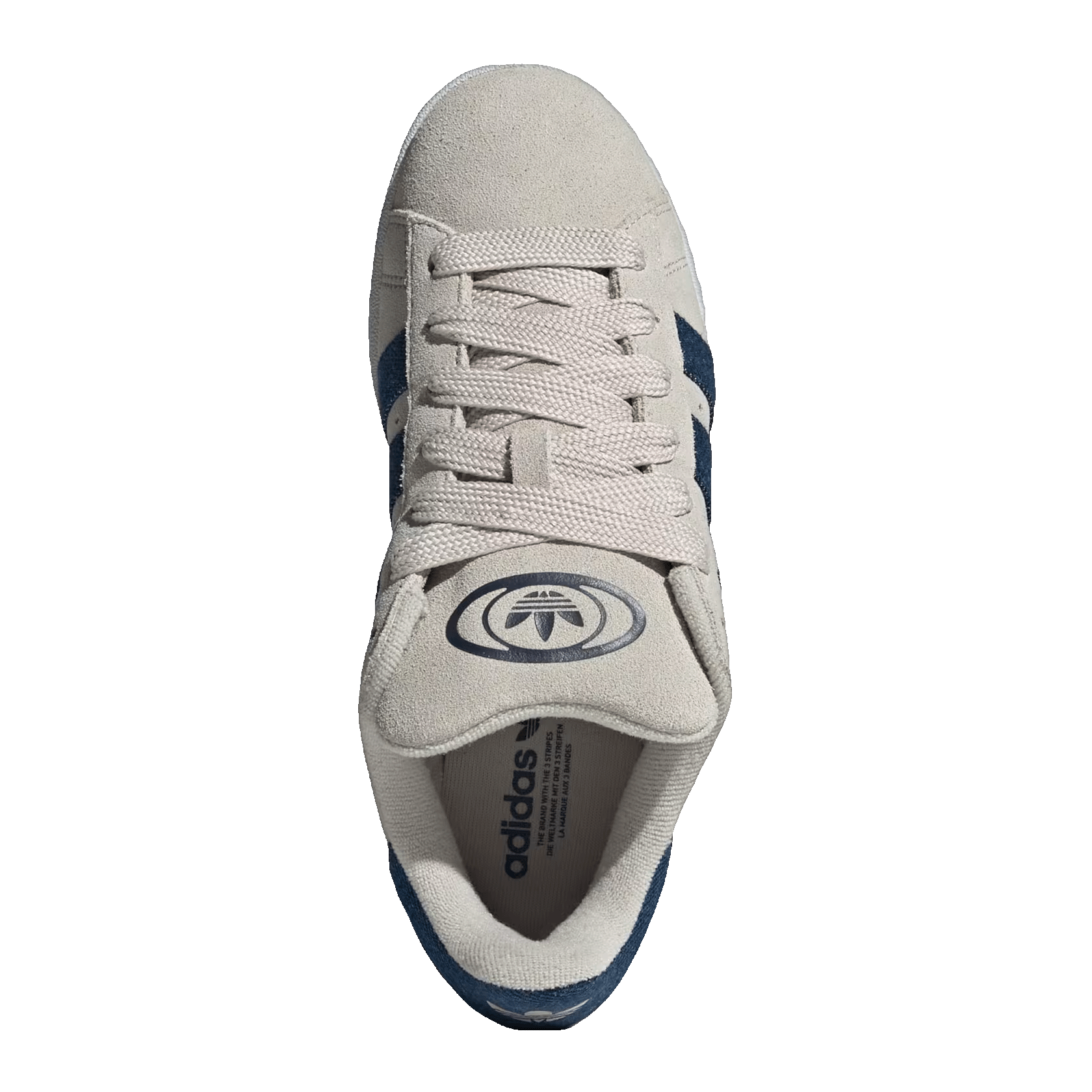 adidas Campus 00s Camp Beige Blue Dark Blue (W) Oben JQ5797