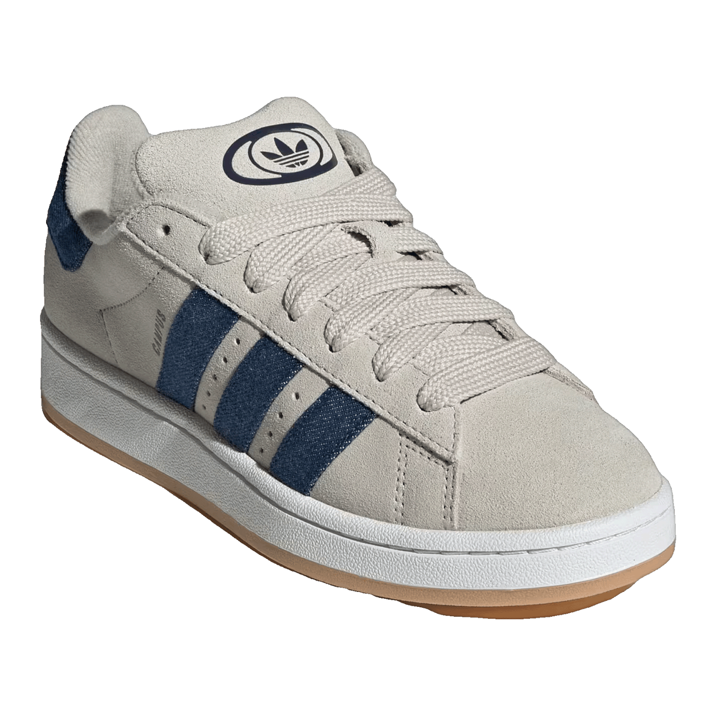 adidas Campus 00s Camp Beige Blue Dark Blue (W) Side JQ5797