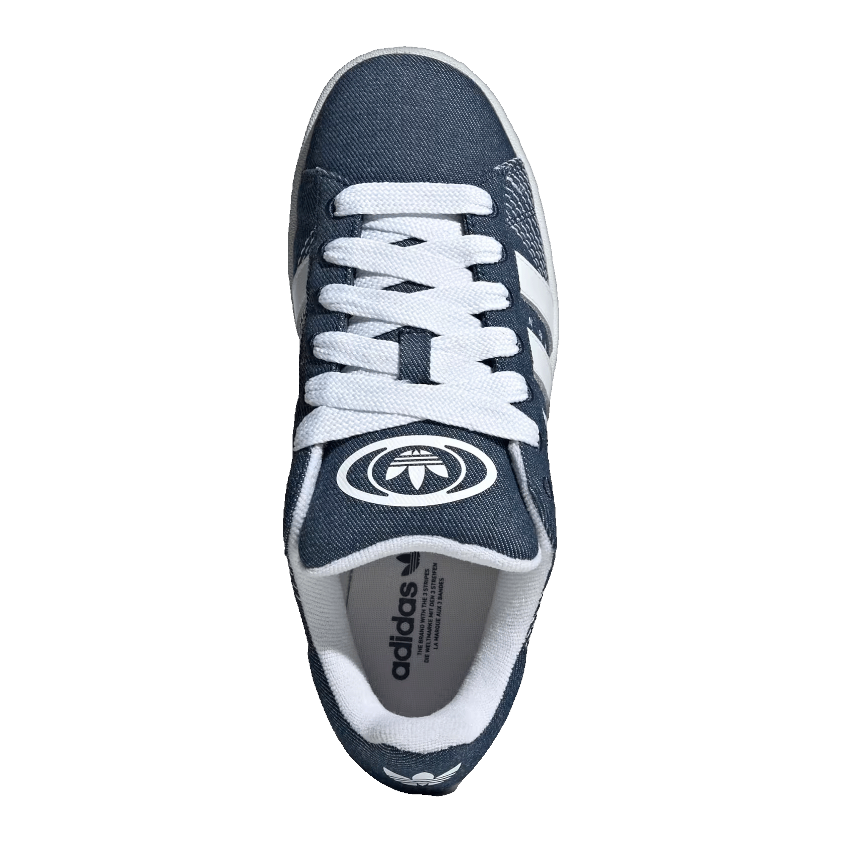adidas Campus 00s Camp Blue Dark Blue Cloud White (W) Oben JQ5782