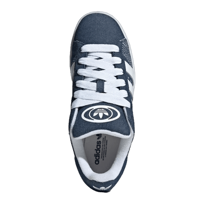 adidas Campus 00s Camp Blue Dark Blue Cloud White (W) Oben JQ5782