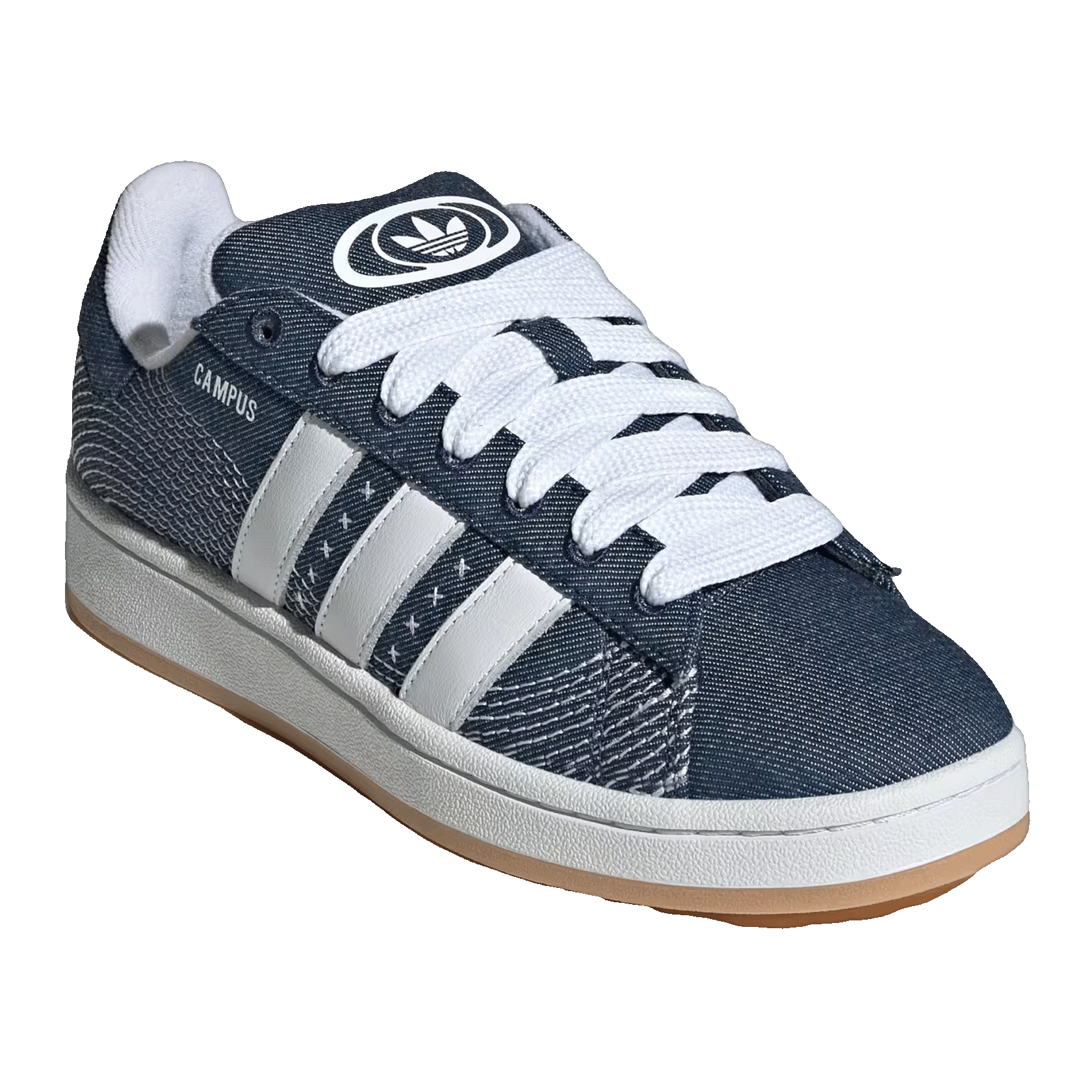 adidas Campus 00s Camp Blue Dark Blue Cloud White (W) Side JQ5782