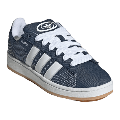 adidas Campus 00s Camp Blue Dark Blue Cloud White (W) Side JQ5782