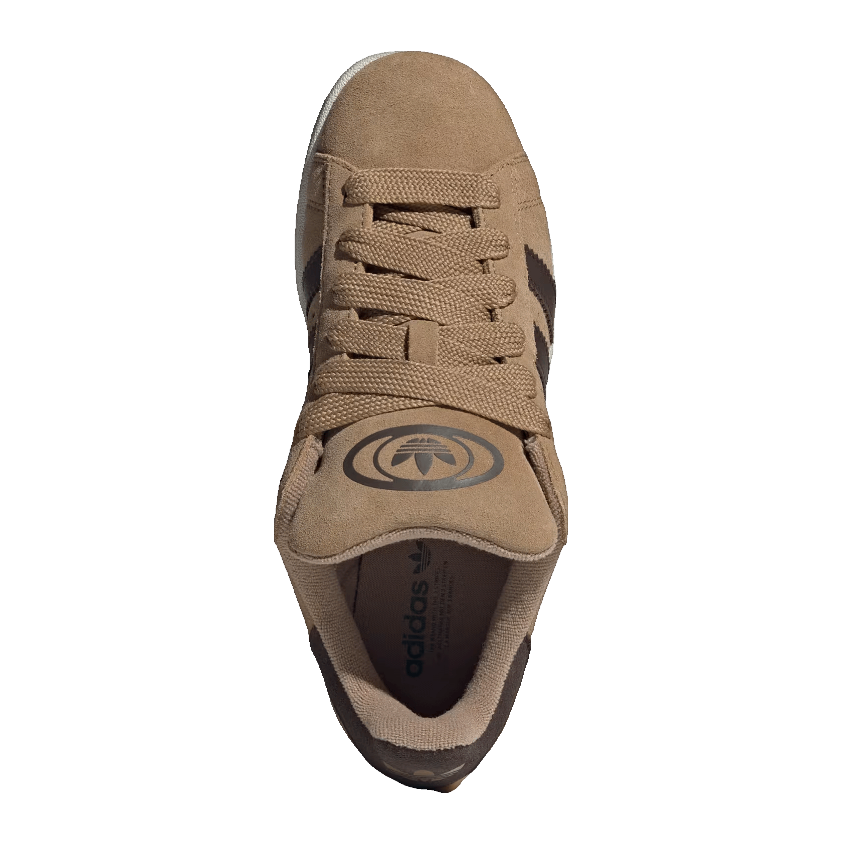 adidas Campus 00s Camp Cardboard Off White Dark Brown (W) Oben JQ8289
