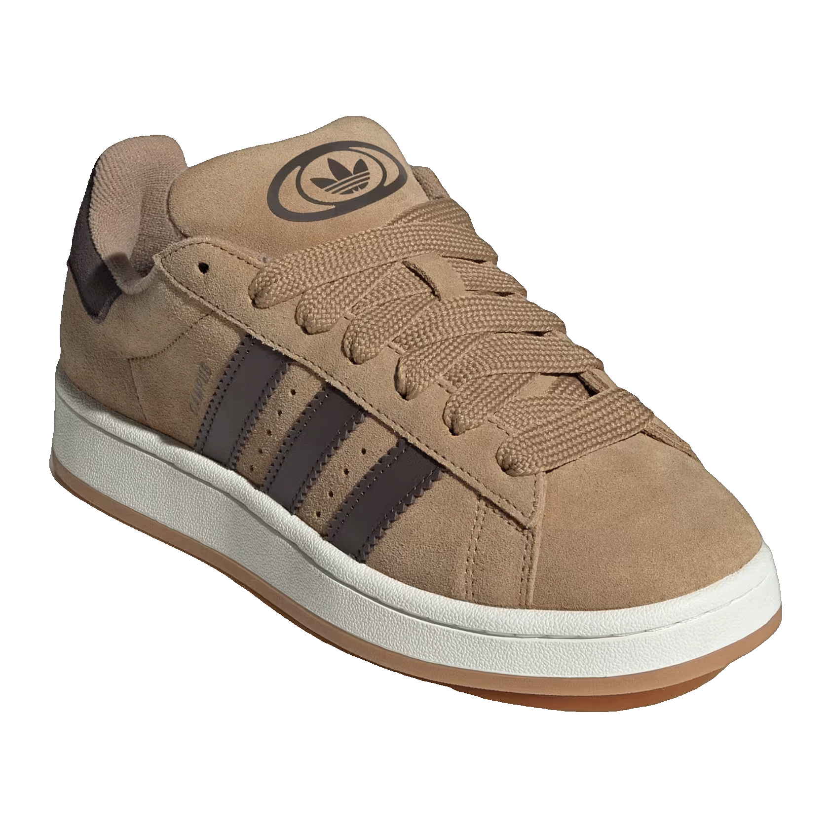 adidas Campus 00s Camp Cardboard Off White Dark Brown (W) Side JQ8289
