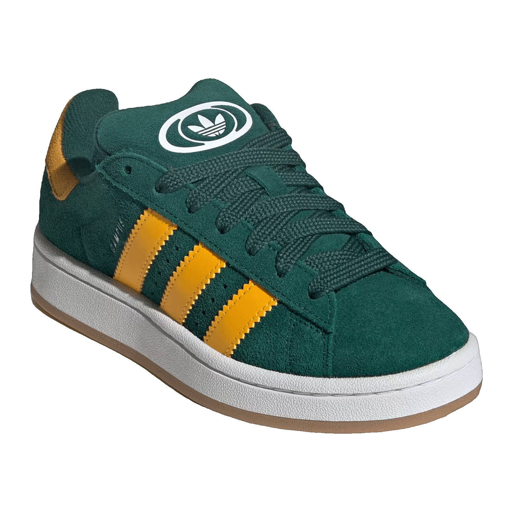 adidas Campus 00s Camp Collegiate Green Crew Yellow Cloud White (GS) Side JP7979