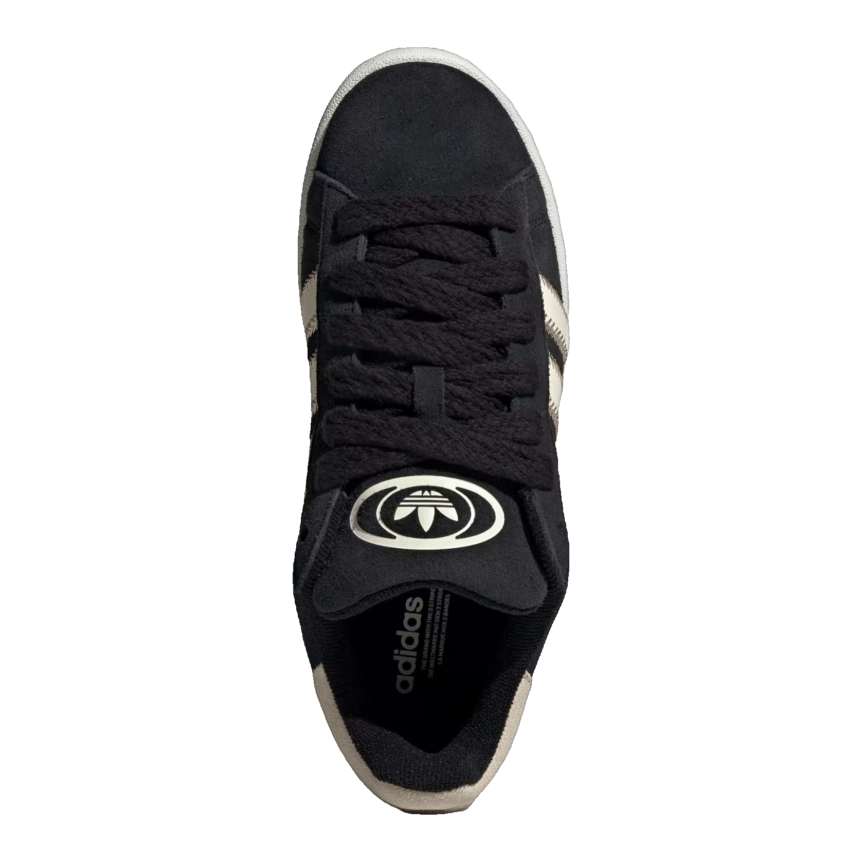 adidas Campus 00s Camp Core Black Cream White Magic Beige (W) Oben JQ5806