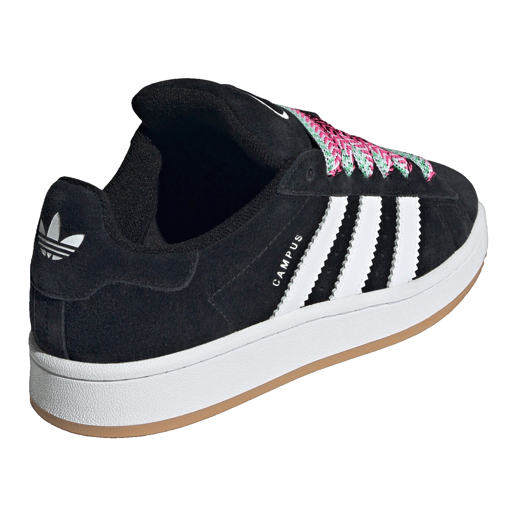 adidas Campus 00s Camp Core Black Lucid Pink Cloud White (W) Back JH7272