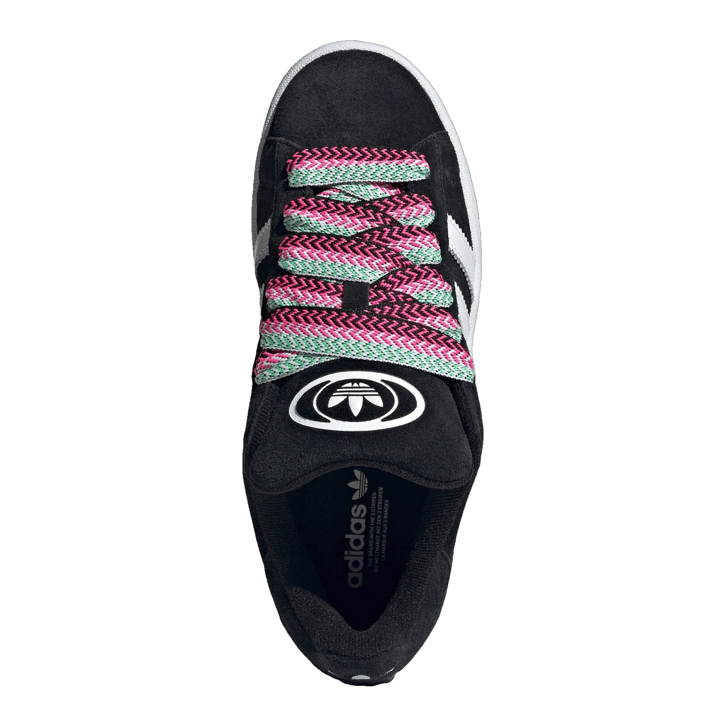 adidas Campus 00s Camp Core Black Lucid Pink Cloud White (W) Oben JH7272