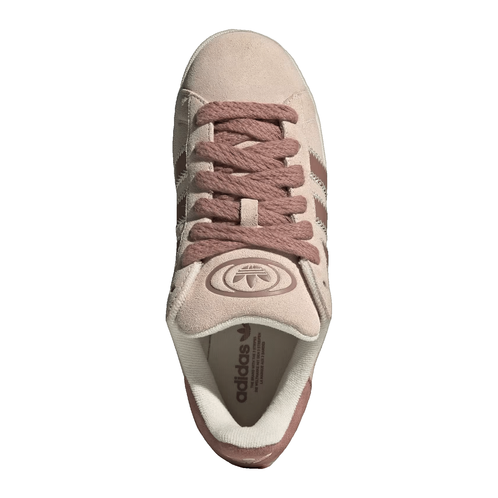 adidas Campus 00s Camp Cream White Wonder Quartz Warm Clay (W) Oben JQ5804