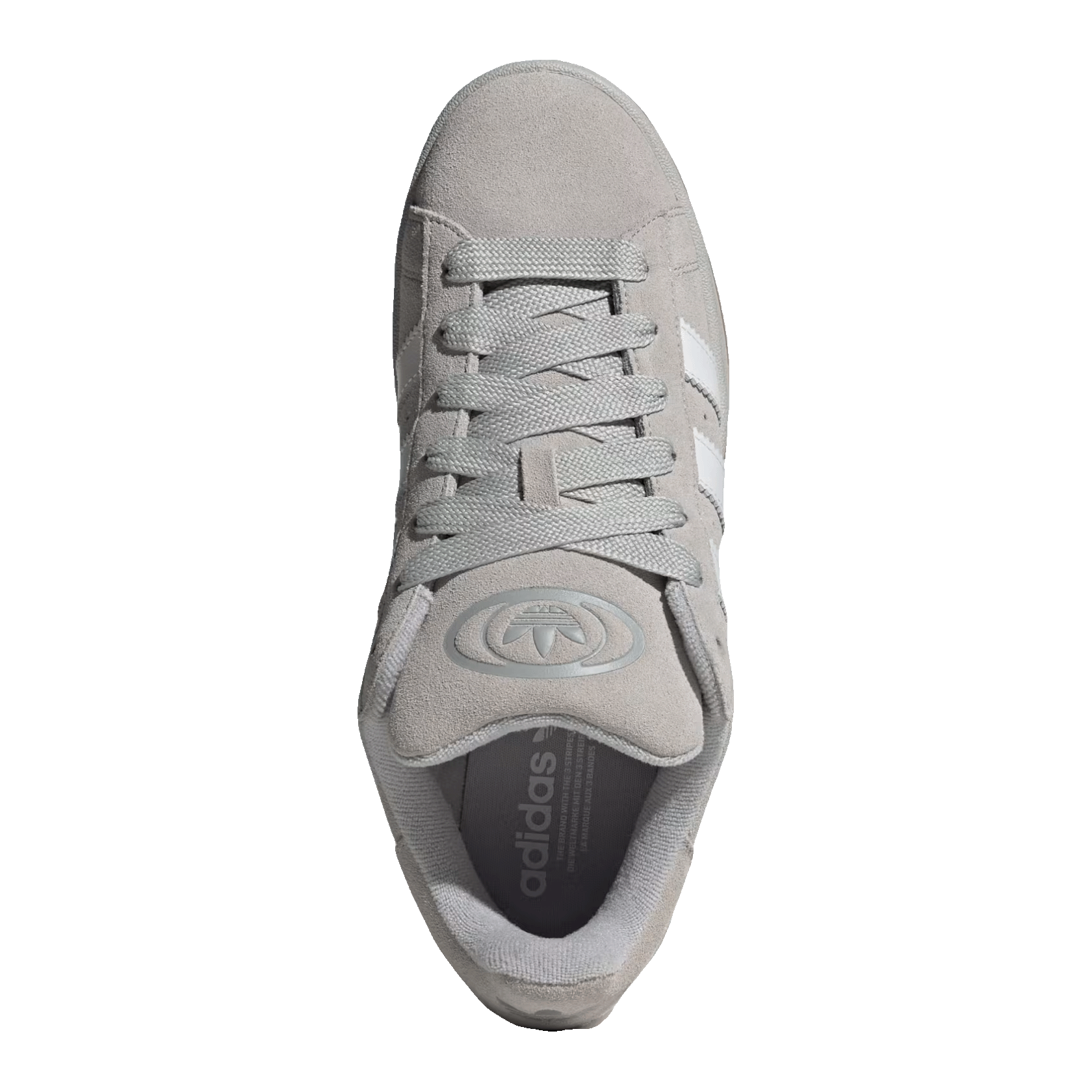 adidas Campus 00s Camp Grey Two Cloud White Gum Oben