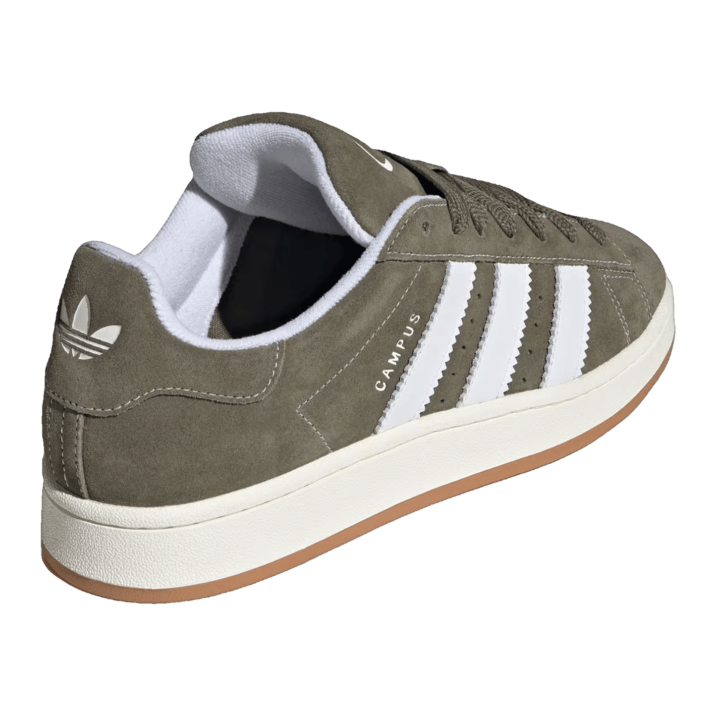 adidas Campus 00s Camp Medium Dark Khaki Off White Gum Back JQ8355