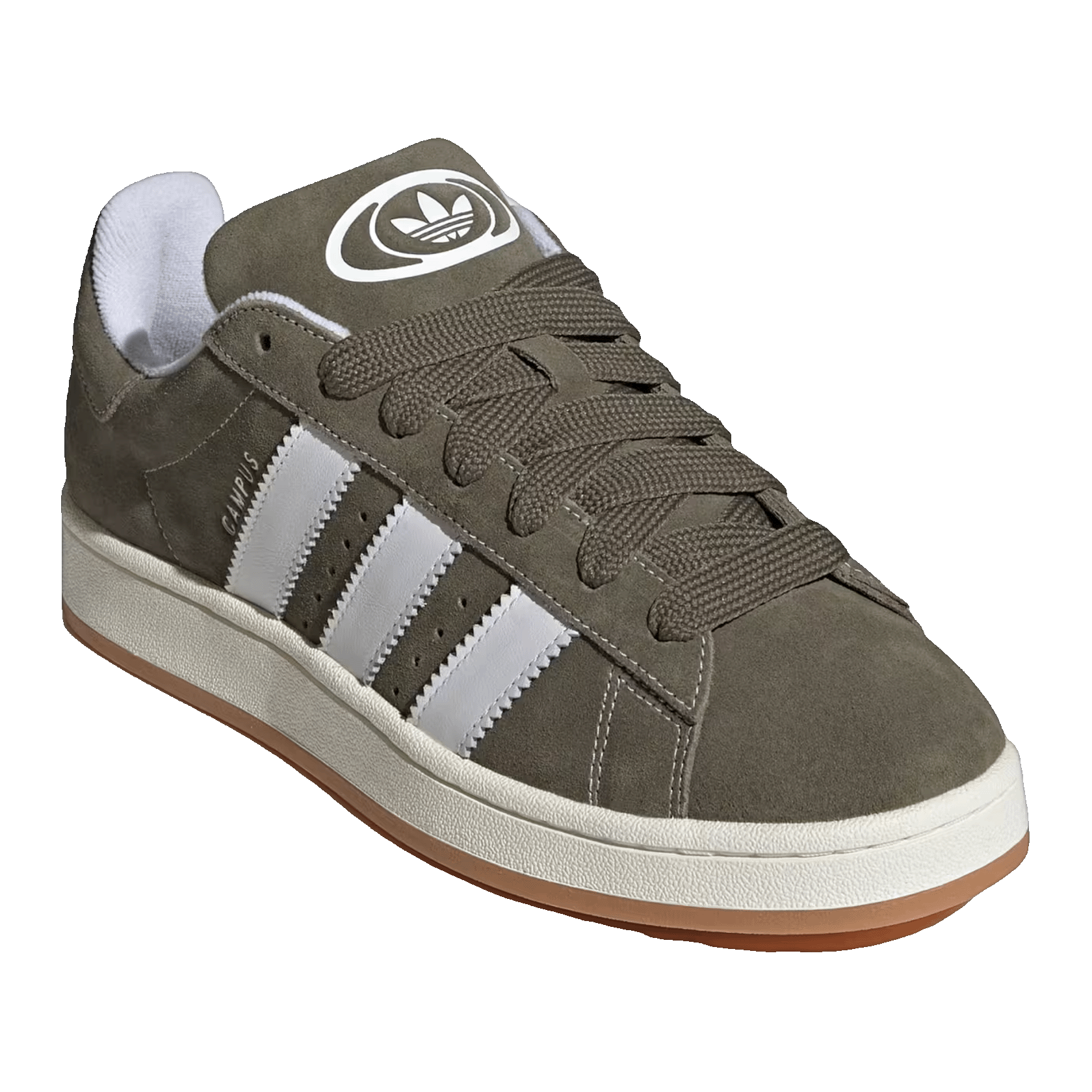 adidas Campus 00s Camp Medium Dark Khaki Off White Gum Side JQ8355