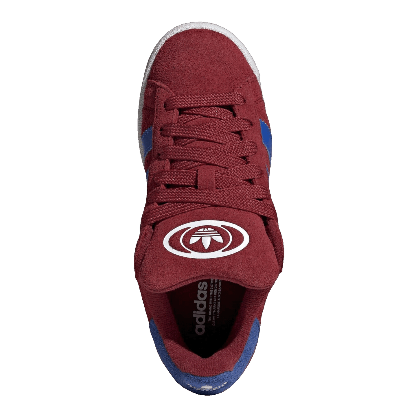 adidas Campus 00s Camp Noble Maroon Hi-Res Blue Cloud White (GS) Oben JP7978